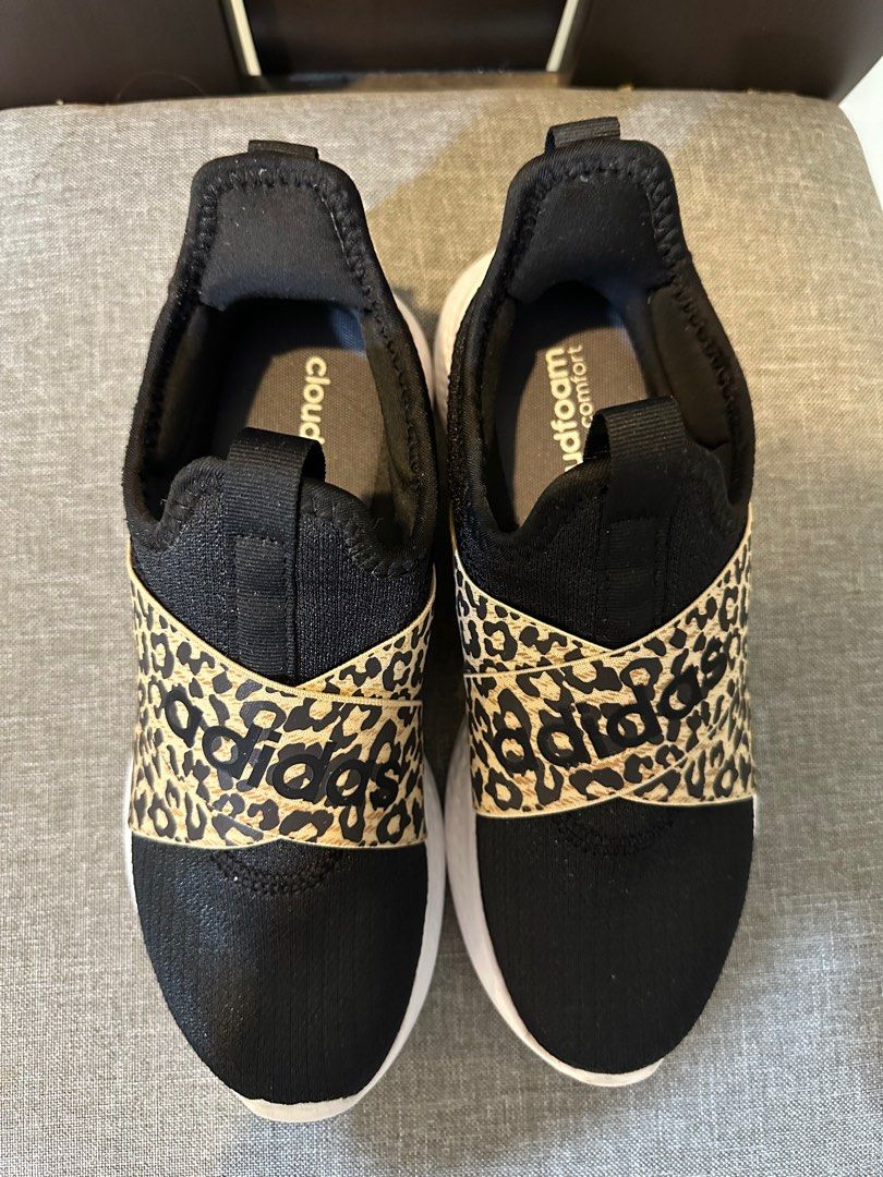 Adidas Puremotion Adapt Leopard (Category: Sneakers) located in San Pedro. Submitted by Ellabells (Listing ID 1379664261, Image 2). Description: Adidas Puremotion Adapt Shoes US 6 Original Used but not abused. No box Price is negotiable. PM is the key. Shipping fee is shouldered by the buyer. RFS: Hindi na nagagamit. .