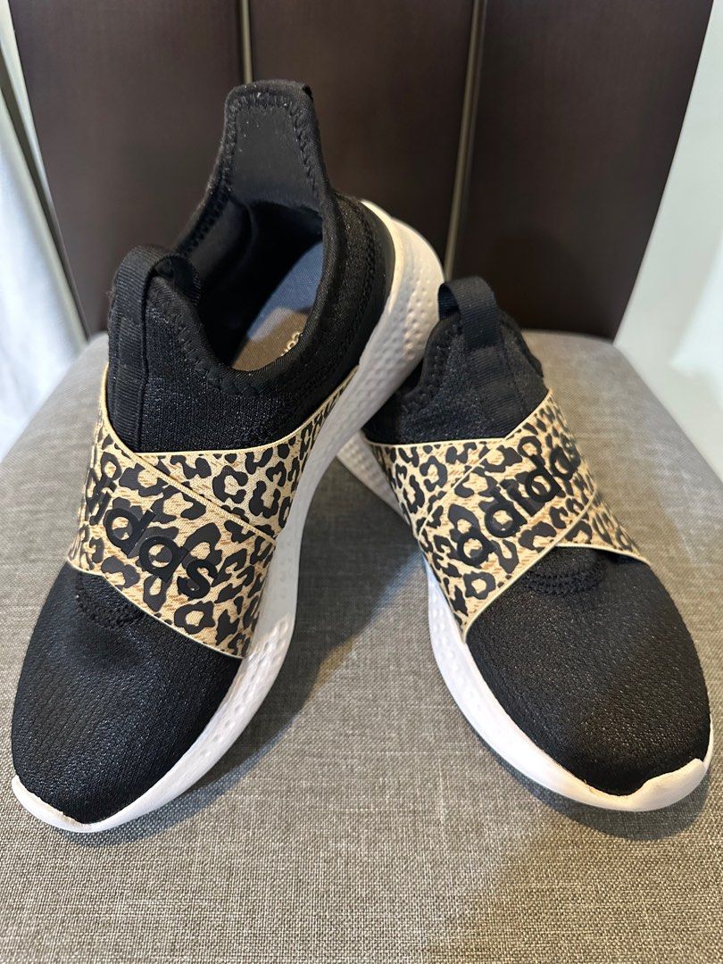 Adidas Puremotion Adapt Leopard (Category: Sneakers) located in San Pedro. Submitted by Ellabells (Listing ID 1379664261, Image 1). Description: Adidas Puremotion Adapt Shoes US 6 Original Used but not abused. No box Price is negotiable. PM is the key. Shipping fee is shouldered by the buyer. RFS: Hindi na nagagamit. .