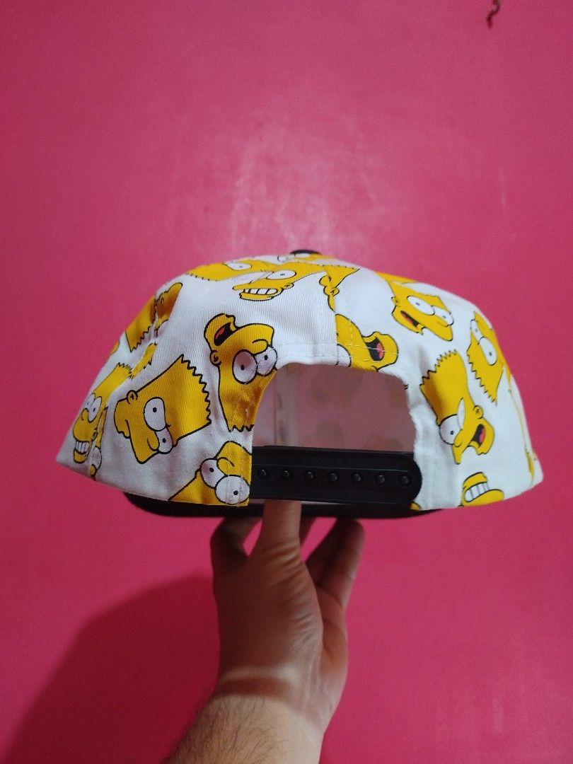 Bart Simpson Snapback (Category: Caps & Hats) located in Mangaldan. Submitted by niftythrifty69 (Listing ID 1379718638, Image 2). Description: AOP Bart Simpson snapback excellent condition.