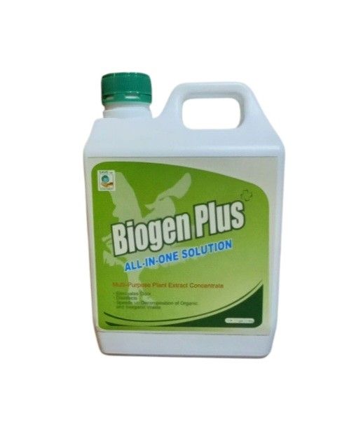 Biogen Plus All-In-One Solution Multi-purpose Plant Extract Concentrate, 1 liter (Category: Industrial Equipment) located in Quezon City. Submitted by deltaromeo93856 (Listing ID 1379666137, Image 1). Description: Eliminates foul odor, disinfects and speeds up decomposition.