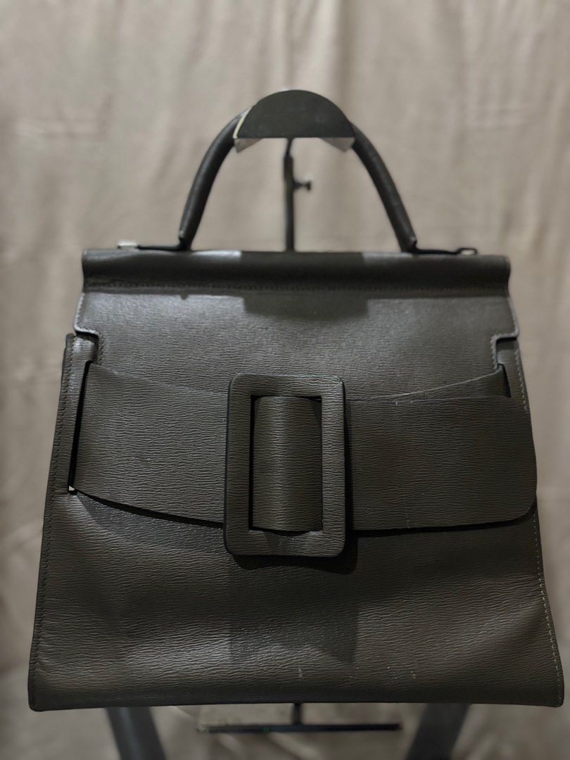 Boyy Karl 24 Green leather handbag
