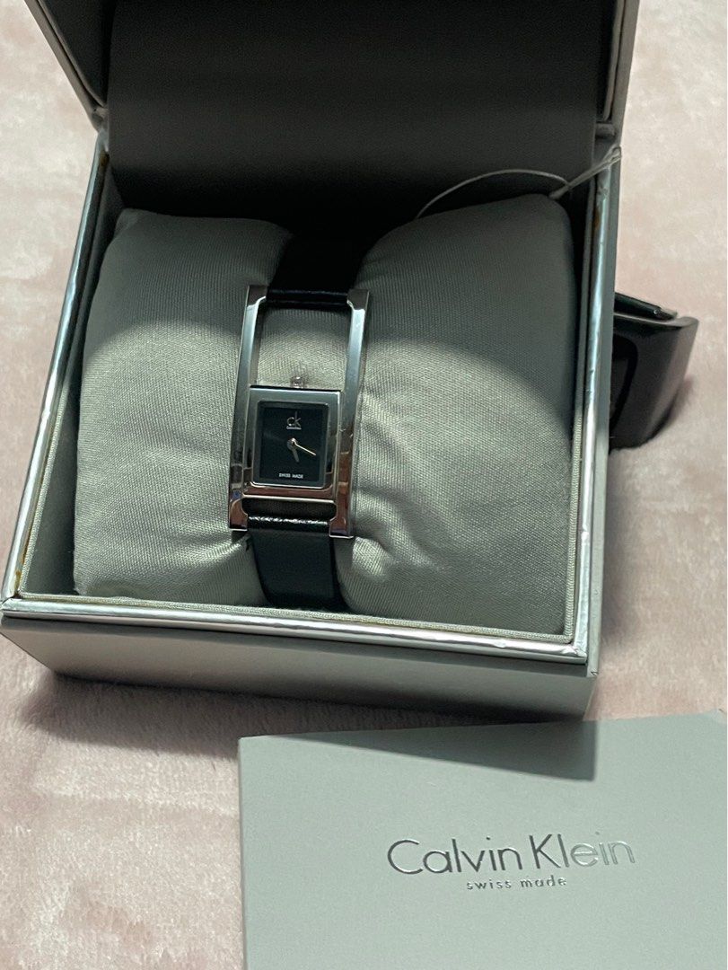 Calvin Klein Watch (Category: Women's Watches) located in Makati City. Submitted by superjaa (Listing ID 1379717311, Image 1). Description: Unexpected Black Dial Ladies Watch. Dm for more photos.
