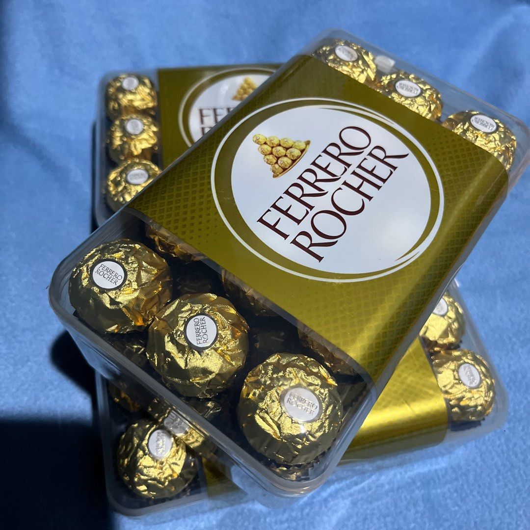 Ferrero Rocher (Category: Other Food & Drinks) located in Makati City. Submitted by kane_cyra (Listing ID 1379659358, Image 2). Description: 3pcs available 400 each take all.