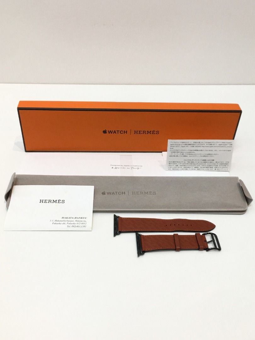 HERMES Apple Watch Strap (Pre-owned Authentic) (Category: Luxury Watches) located in Santa Rosa. Submitted by brandieshoppe (Listing ID 1379619106, Image 1). Description: ✅ Authentic/Original Preloved ✅ From Japan Auction ✅ Money-Back Guarantee If Proven Fake ✅ In Excellent Condition ✅ Message Us For More Details *Open Also for Layaway Terms #01159.
