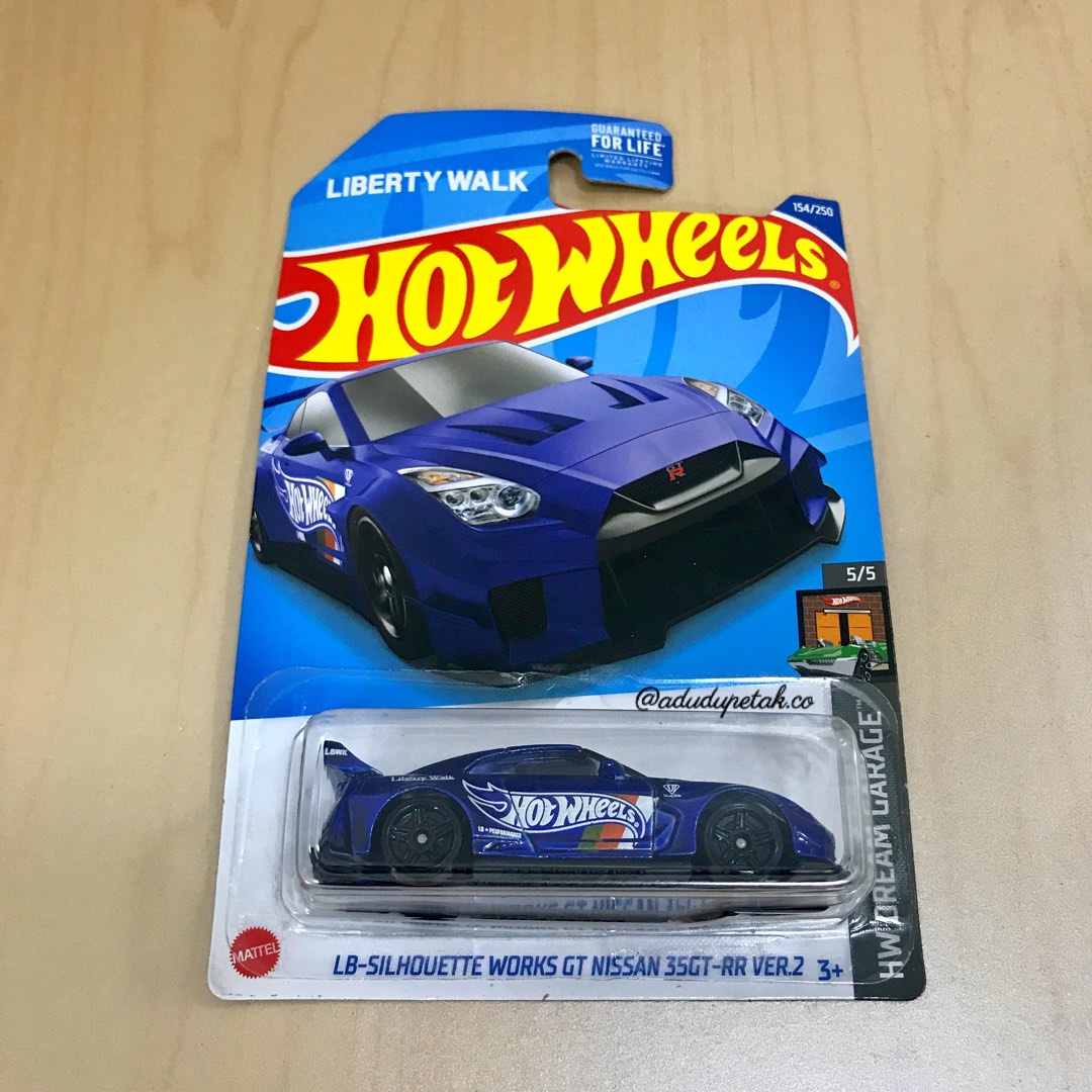Hot Wheels LBWK NISSAN GTR R35 - DARK BLUE, Hobbies & Toys, Toys ...