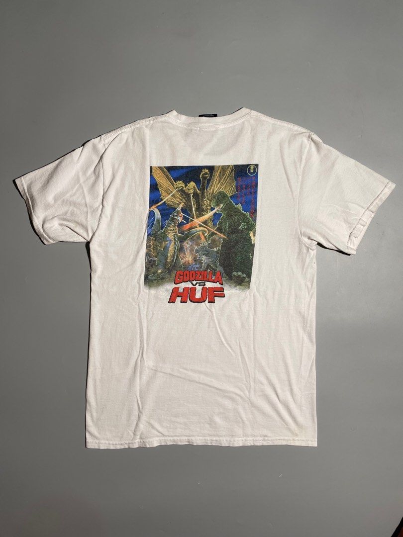 HUF X Godzilla Shirt (Category: Tshirts & Polo Shirts ) located in Taguig. Submitted by sellnbustle (Listing ID 1379664319, Image 2). Description: HUF X Godzilla Shirt Size Medium 19.5x28 Good condition Sign of use Need wash .