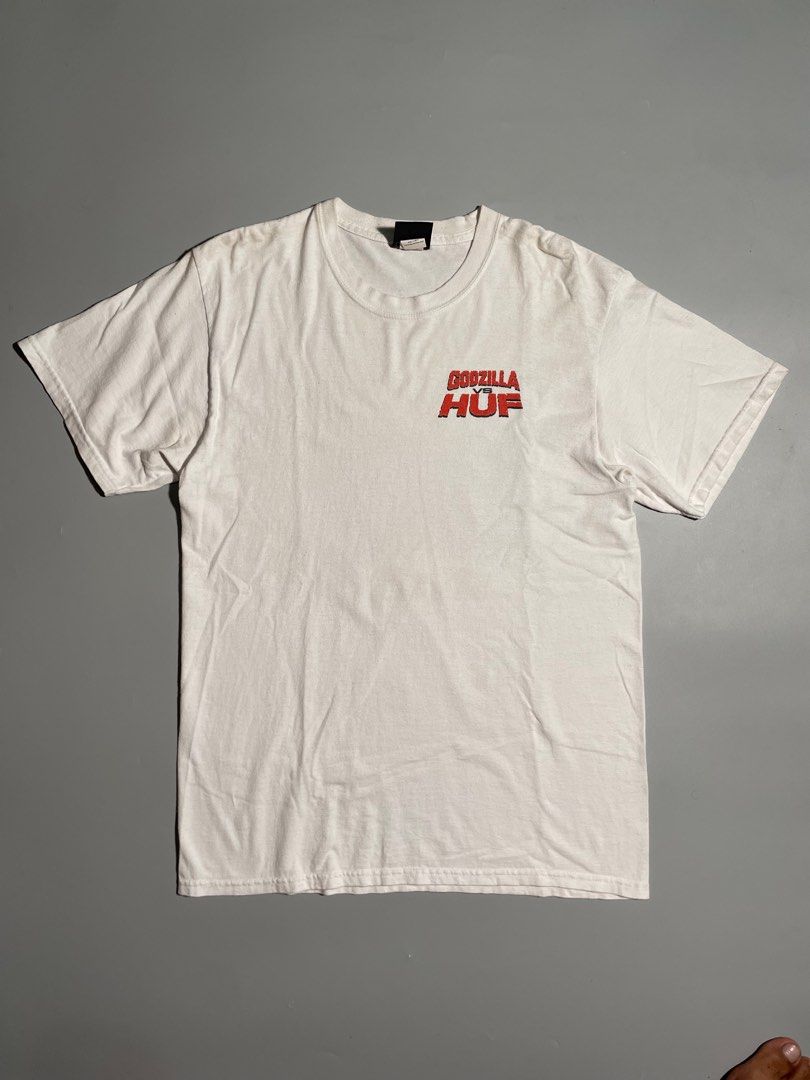 HUF X Godzilla Shirt (Category: Tshirts & Polo Shirts ) located in Taguig. Submitted by sellnbustle (Listing ID 1379664319, Image 1). Description: HUF X Godzilla Shirt Size Medium 19.5x28 Good condition Sign of use Need wash .