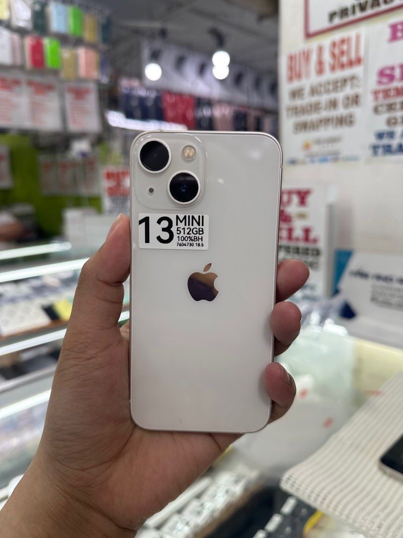 iPhone 13 Mini 512GB Factory Unlock No Issue Secondhand (Category: iPhone 13 Series) located in Pasig City. Submitted by FarAndRayShop (Listing ID 1379591783, Image 1). Description: OPEN FOR SWAP/SELLING/BUYING (RFS: Buy and Sell) Price: 19,999 iPhone 13 Mini 512GB •Factory Unlock •NO HIDDEN ISSUES •TEST TO SAWA •Authentic Phone Physical store in Greenhills Shopping Center XC-07 Stall Number Look For Rayray Or Anika NO CASH INSTALLMENT We are ope