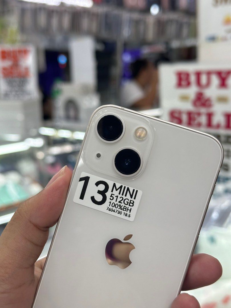 iPhone 13 Mini 512GB Factory Unlock No Issue Secondhand (Category: iPhone 13 Series) located in Pasig City. Submitted by FarAndRayShop (Listing ID 1379591783, Image 2). Description: OPEN FOR SWAP/SELLING/BUYING (RFS: Buy and Sell) Price: 19,999 iPhone 13 Mini 512GB •Factory Unlock •NO HIDDEN ISSUES •TEST TO SAWA •Authentic Phone Physical store in Greenhills Shopping Center XC-07 Stall Number Look For Rayray Or Anika NO CASH INSTALLMENT We are ope