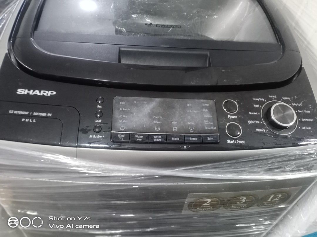 Mesin basuh 18 kg inverter (Category: Announcements) located in Kuala Lumpur. Submitted by mu387276883947 (Listing ID 1379525855, Image 3). Description: harrga sekali hantar tak rusak tak ganti barang apa2 original condition punya masih adah warranty berminnat contact only delivery free dalam 20 km 7 kg sampai 18 kg adah lagi ready stock.