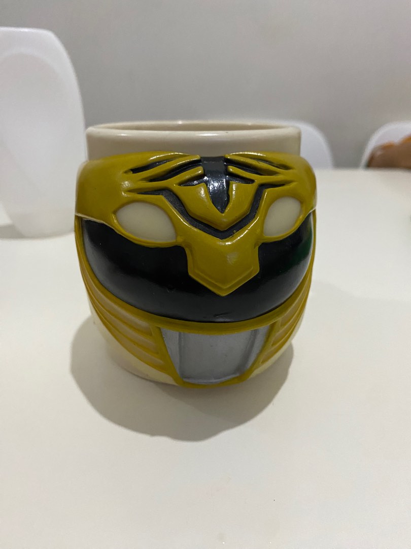 Mighty morphin power rangers mug, Antik, Pajangan di Carousell