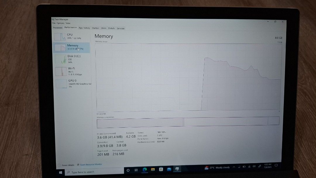 Mint-condition Microsoft surface i5-7th gen  2 in 1 laptop63167069572227112