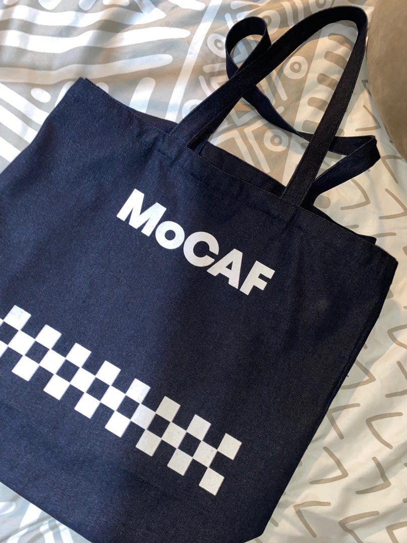 MoCAF tote bag ( XXL) (Category: Tote Bags) located in Manila. Submitted by declutterbymiks (Listing ID 1379708255, Image 2). Description: - brand new , never used - got for PHP 500 ! .