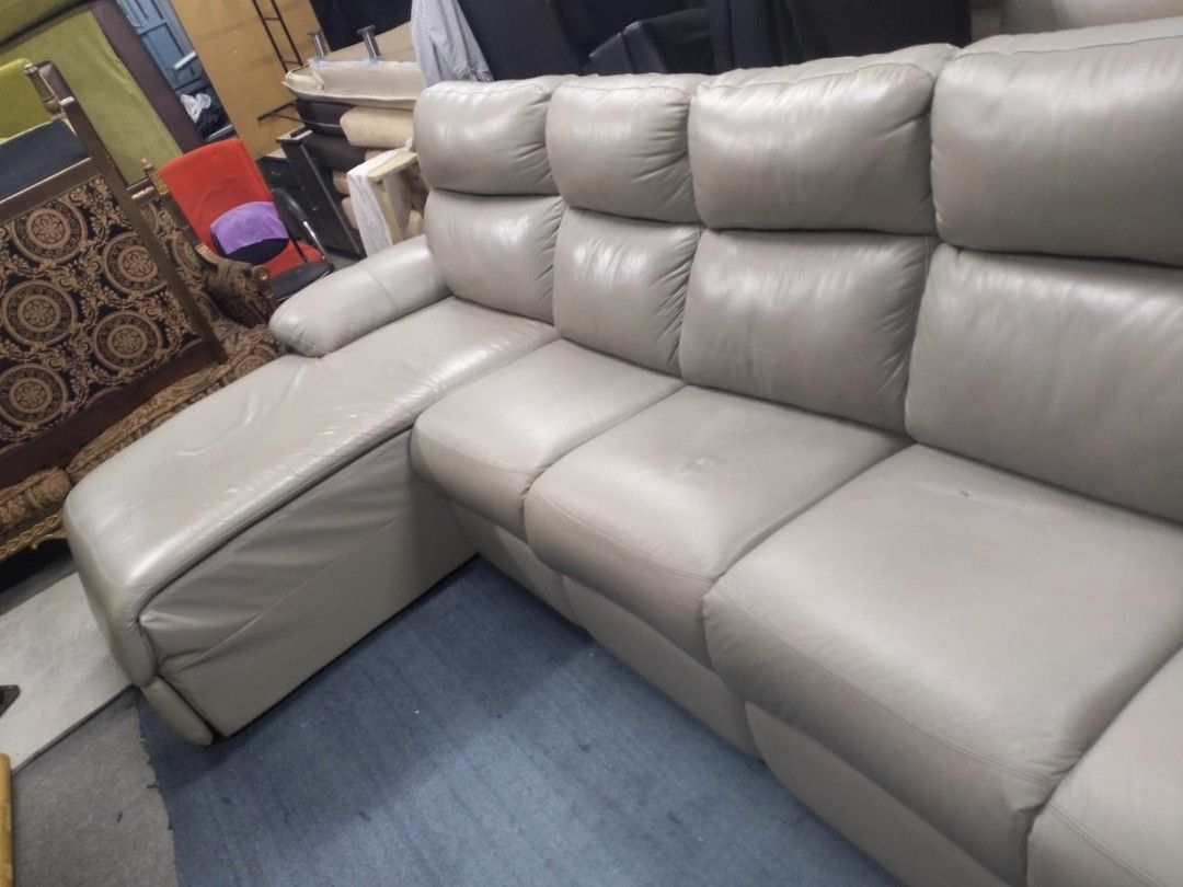 Modern design 4 seater sofa with laying style, Furniture & Home Living ...