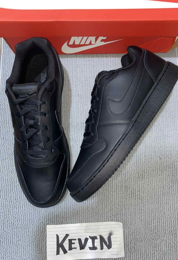 Nike Ebernon Triple Black (Category: Sneakers) located in Batangas. Submitted by kevinhawak (Listing ID 1379539971, Image 1). Description: BRAND NEW LEGIT SIZE 12 FREE SHIPPING.