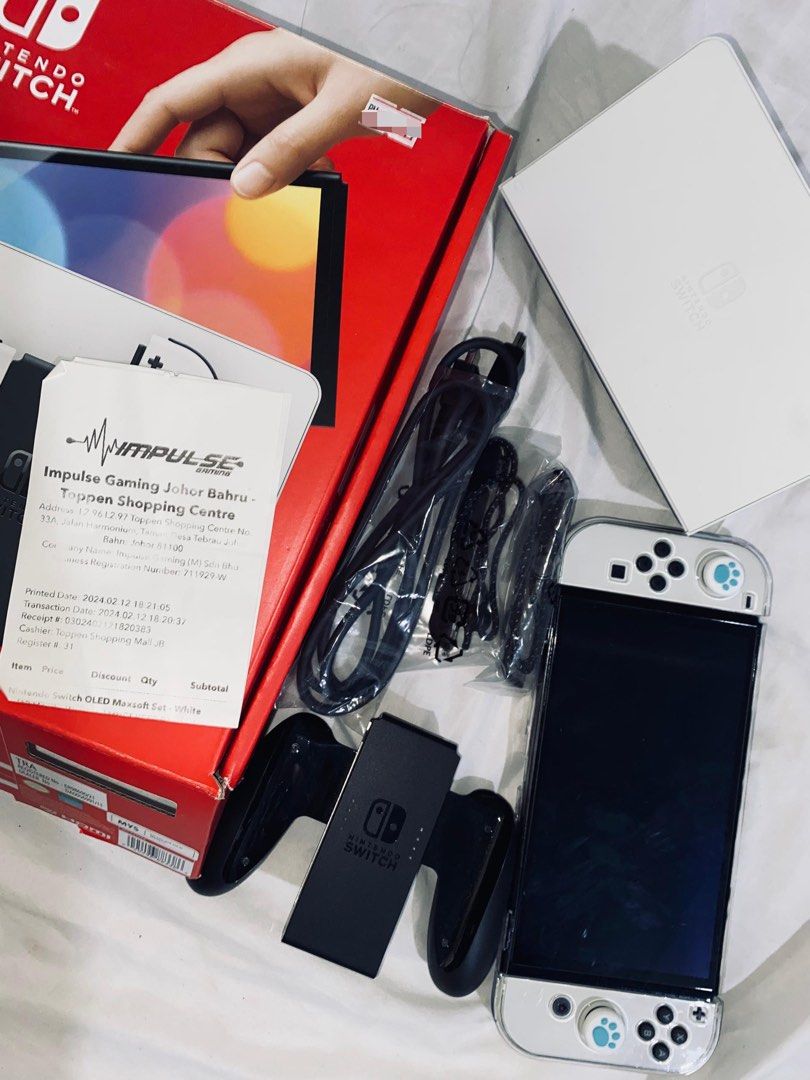 Switch Muar Nintendo Switch Oled, Video Gaming, Gaming Accessories, In-Game ...