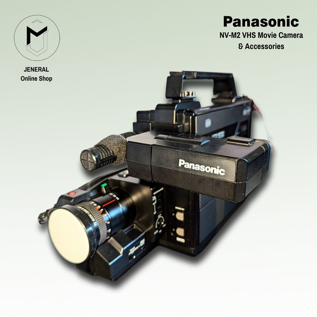 Panasonic NV-M2 VHS Movie Camera. (Category: Video Cameras) located in Guiguinto. Submitted by matcha.designs (Listing ID 1377528860, Image 1). Description: Price on ebay: P22k P7k price is slightly negotable 🙂 This product is UNTESTED. Got this from Japan Surplus 💪 INCLUSIONS: ✨Video Camera ✨ Everything you see in the pics ✨Hard Briefcase (has a manual on how to reset) NOTE: TOTAL WEIGHT IS ±9kg ❌NO RETURN NO EXCHANGE ❌ Meetup around bulacan (