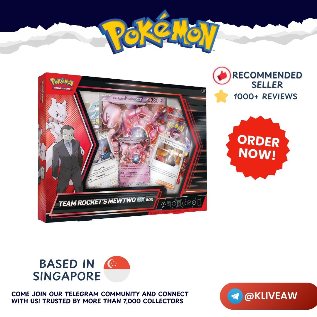 ⭐Pokemon TCG Destined Rivals Mewtwo Ex Box Sealed⭐, Hobbies & Toys ...