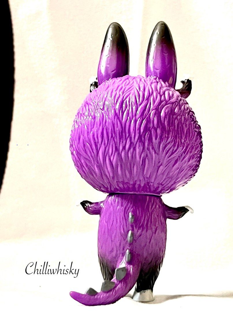 絕版Popmart x How2work 紫色四手第三代，Labubu The Little Monsters