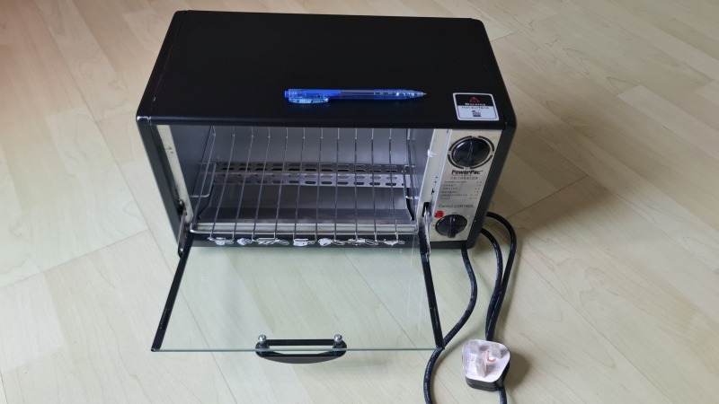 POWERPAC Electric Oven Toaster PPT08 850W 10L, TV & Home Appliances ...