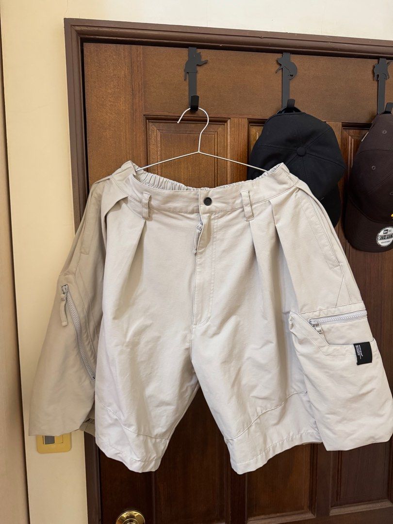 RM-01” SOFTBOX Utility Shorts - Bone GOOPiMADE RM-01 Utility