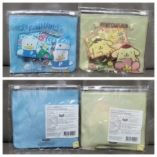 Sanrio Ahiruno Peckle Pekkle Pompompurin Ap Pn Pudding Dog 2020 Ema Bag @$15 (Brand New, Ziplock Bag Approximately 13x14cm, but the Metal Charm of the Wish Tablet Has Some Oxidation, Please Do Not Order If You Are Sensitive!)64242127149314110