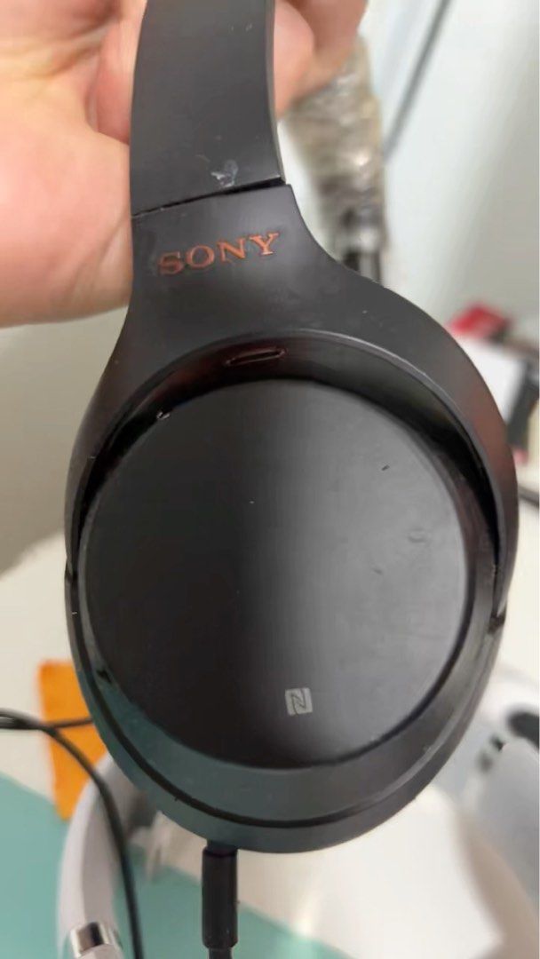 Sony WH-1000XM3 Noise Cancelling Headphones (Category: Headphones & Headsets) located in Singapore. Submitted by faithyy122 (Listing ID 1379678828, Image 1). Description: - Sony WH-1000XM4 headphones - Good working condition - Some wear and tear on headband - Earcups in good condition - Excellent noise cancellation - Great sound quality - Includes cable - Great price! Earpads need change.