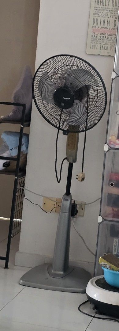 Standing Fan - Silver