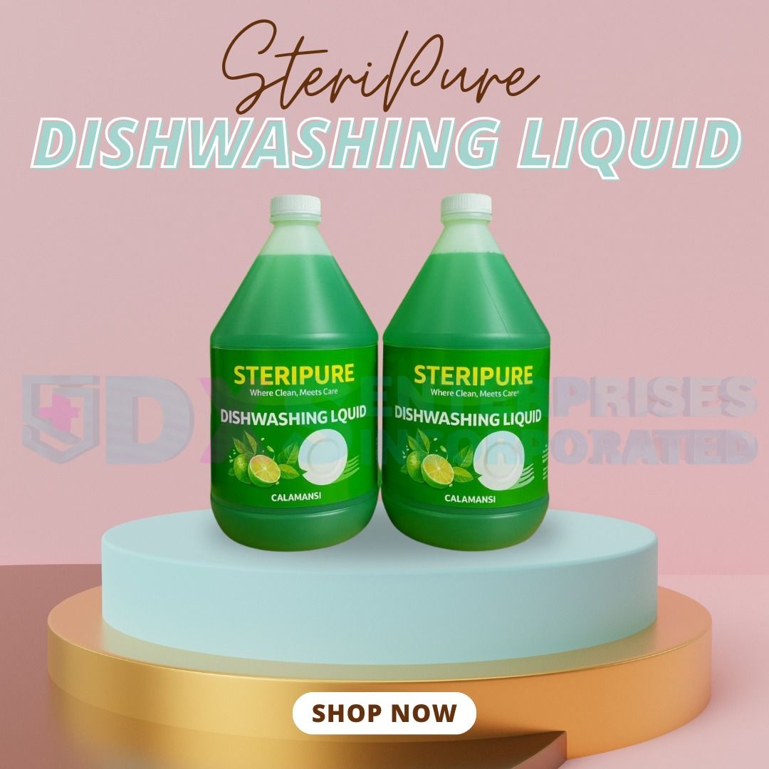 STERIPURE DISHWASHING LIQUID GALLON (Category: Dishwasher) located in Quezon City. Submitted by staffmarke01383 (Listing ID 1379625488, Image 2). Description: .