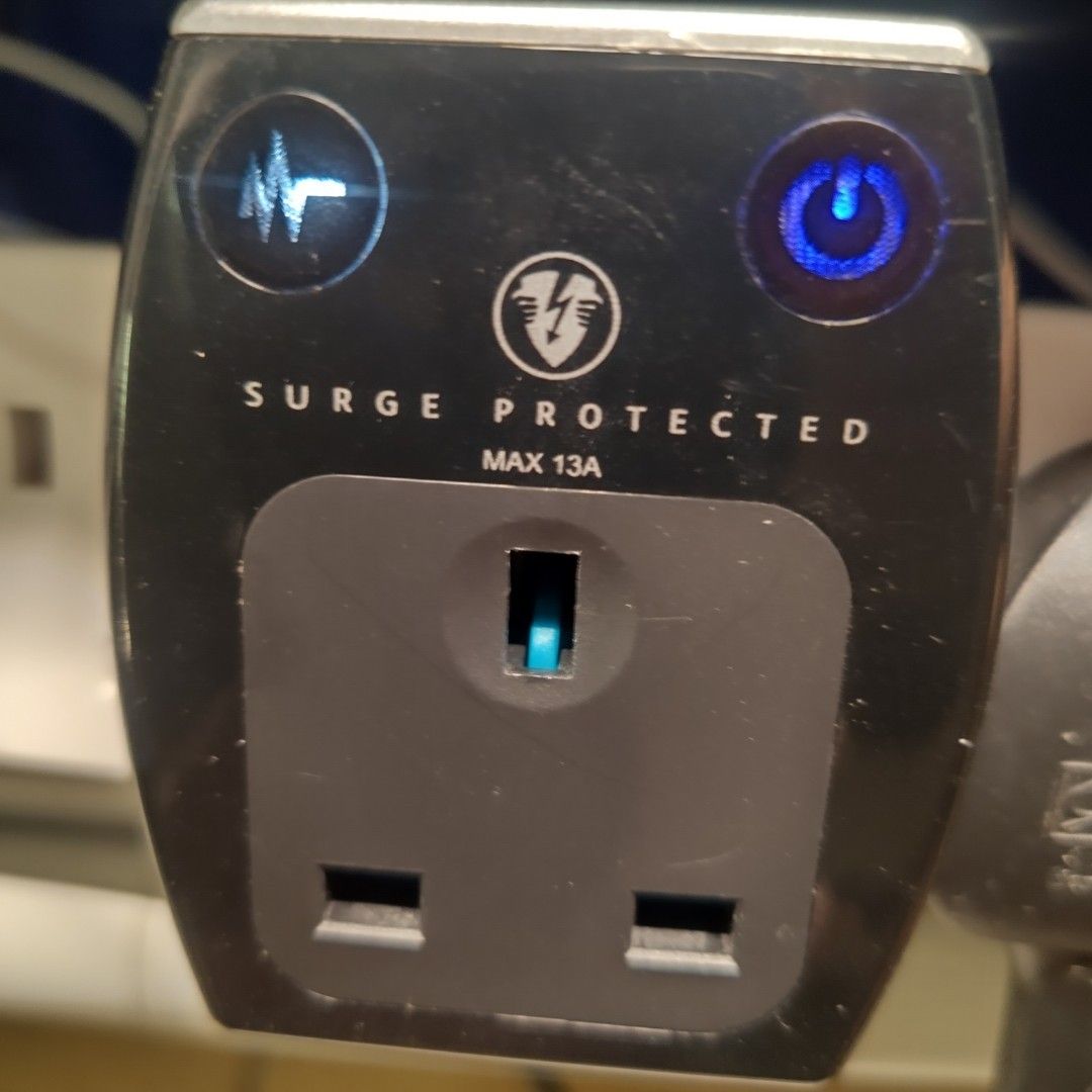 USB A Adaptor Power Plug (Category: Cables & Adaptors) located in Singapore. Submitted by bing0002 (Listing ID 1379540334, Image 3). Description: From Masterplug High Gloss. Surge Protection. Type G Power Plug. x2 USB A socket, x1 Type G socket Model: SRGAUSBPB2 *PayNow available.