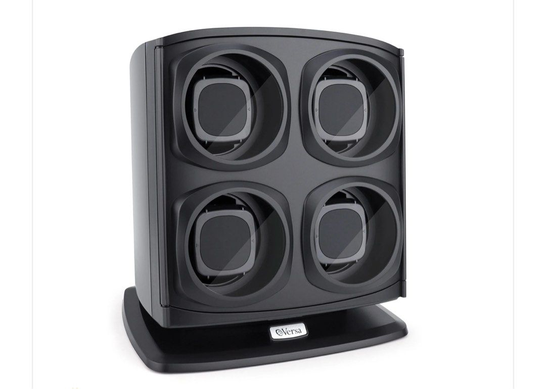 Versa watch winder (Category: Other Accessories) located in Singapore. Submitted by wwen88 (Listing ID 1379617364, Image 1). Description: Left two working, right two not working,still can use it for watch display RTP : USD 169.95 https://www.versawatchwinders.com/versa-automatic-quad-watch-winder-black-p-10.html.