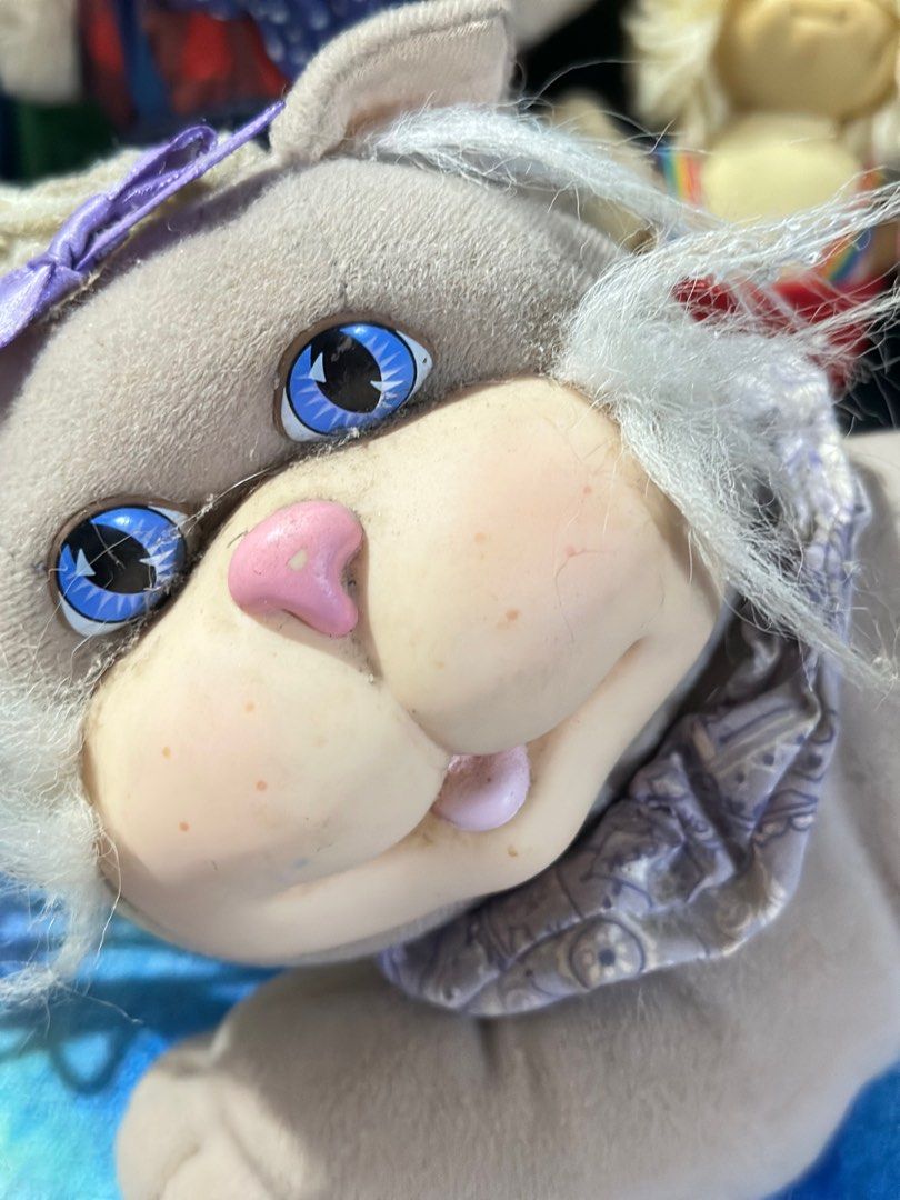 Vintage Cabbage Patch Kids Cat (Category: Vintage Collectibles) located in General Santos City (Dadiangas). Submitted by toysville888 (Listing ID 1379717702, Image 1). Description: all is SOLD OUT except for the big cat.. Original! Vintage collections.. Cabbage Patch Kids.. minor signs of play. nka display lang din po sa cabinet.No major flaws. ‼️✅ PLEASE READ FIRST ✅ i do combine shipment to save on shipping cost.. 🕹️ 80 lng po sf from here sa 