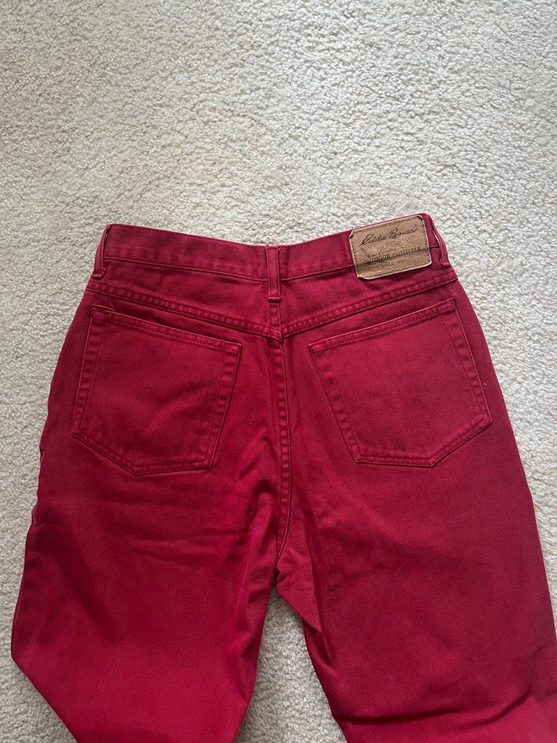 Vintage Eddie Bauer Red Jeans (Category: Other Bottoms) located in Iloilo. Submitted by lulusclutter (Listing ID 1379713028, Image 3). Description: So so flattering! Love this jeans but have to let go due to wrong size. Size 08-Medium Payment via Gcash only.