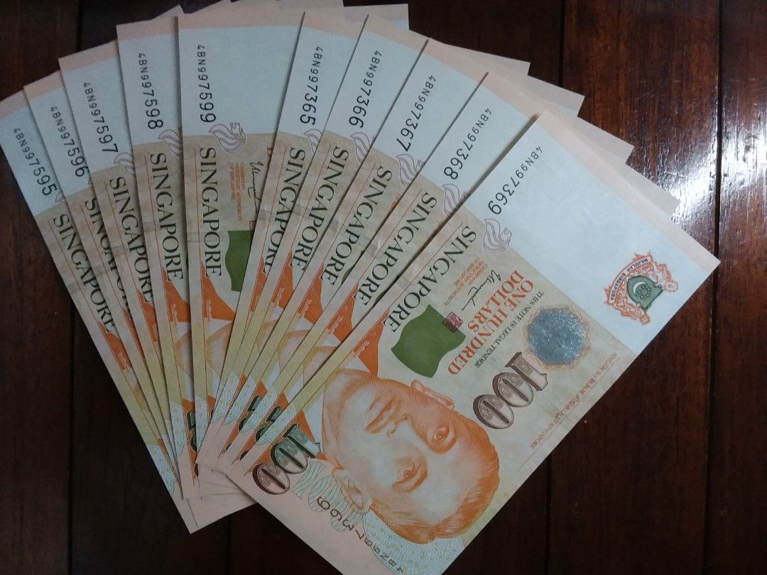 $100 running &amp; nice numbers, Hobbies &amp; Toys, Memorabilia &amp; Collectibles, Currency on Carousell