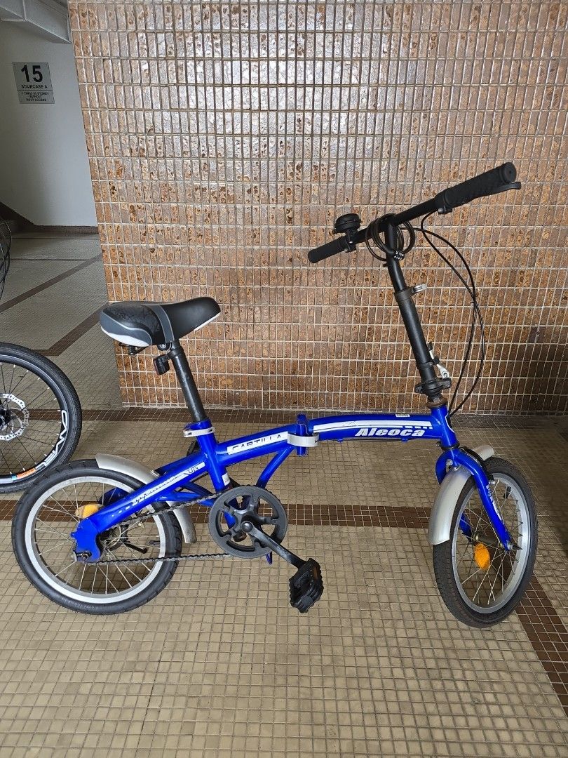 Sepeda Aleoca Carino Aleoca 20 Inch Folding Bike Blue Aleoca Foldable Bike  Singapore Aleoca Folding Bicycle
