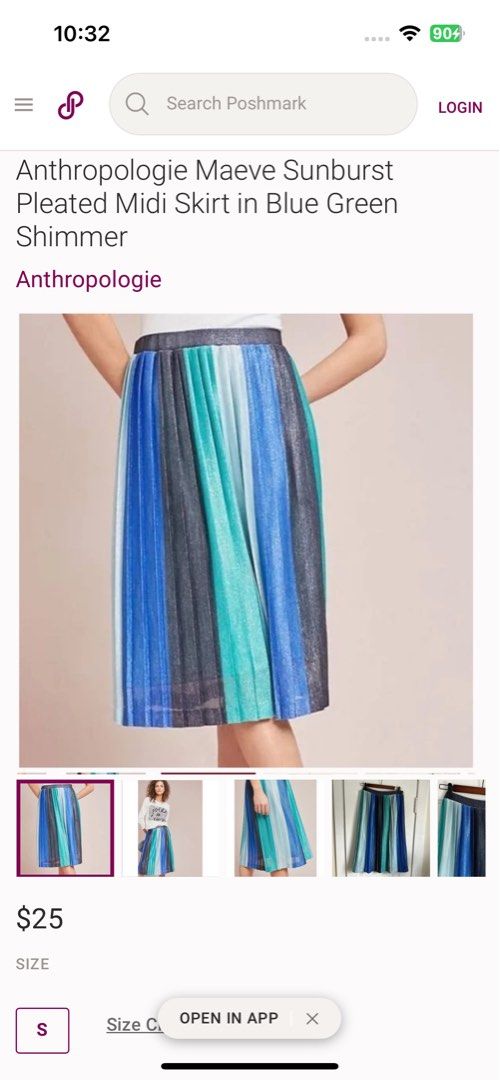 Anthropologie Pleated Skirt (Category: Skirts) located in Mariveles. Submitted by aly0323 (Listing ID 1381225869, Image 3). Description: .