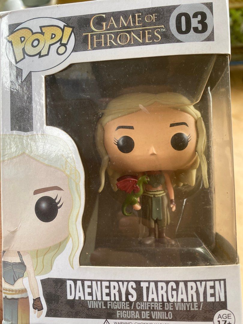 Assorted Funko Pops (Deathstroke, Daenerys, Musashi) (Category: Designer & Blind Box Toys) located in Tanauan. Submitted by funkowliver (Listing ID 1384059102, Image 3). Description: Funko Pop! Westworld: Musashi SDCC 2017 Exclusive Vinyl Figure - 1,300 php Funko Pop! DC Comics PX Previews Exclusive Deathstroke - 400 php Funko Pop! Game of Thrones: Daenerys Targaryen Vinyl Figure (BOOTLEG) - 300 php Take all Funko Pop: 1,700php.