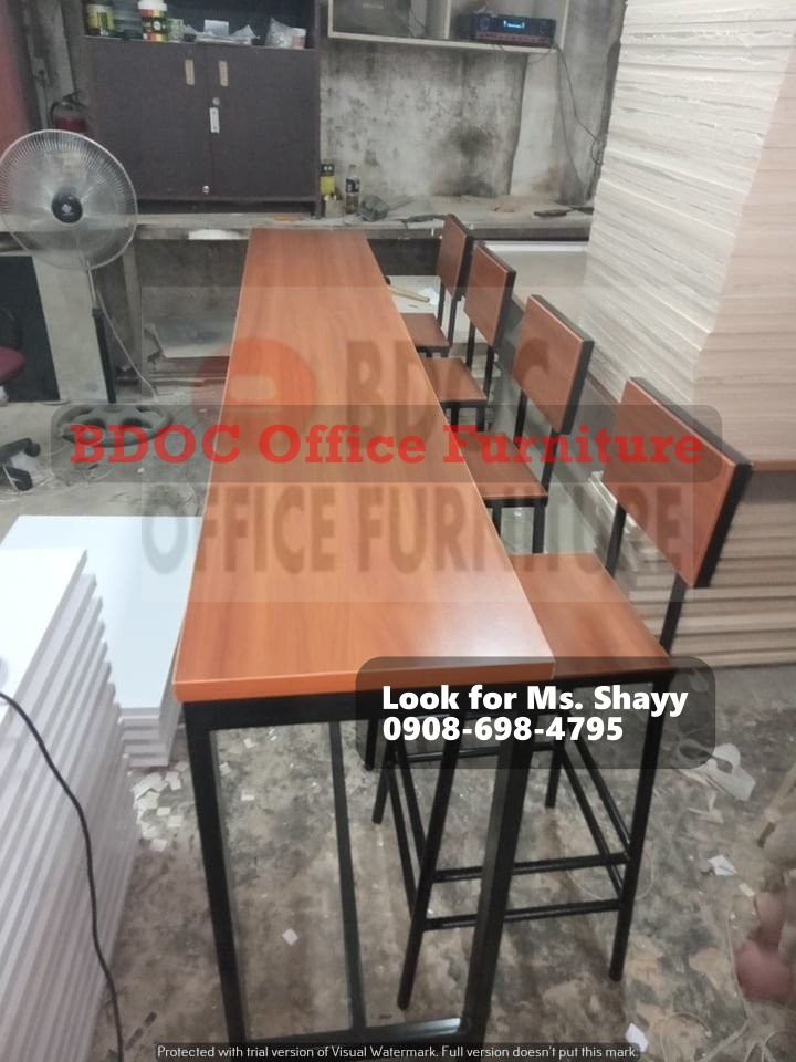 Bar Table and Chair / Conference Table / Kitchen Cabinet / Steel Rack ...