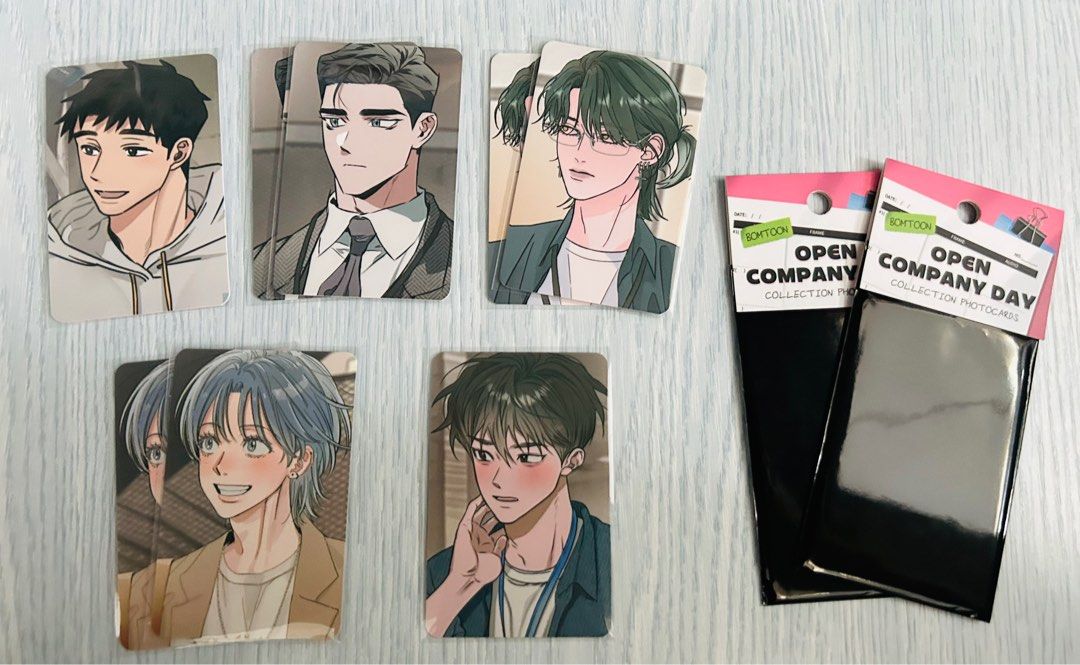 更新‼️ BL 韓漫LEBOM OPEN COMPANY DAY Bomtoon組攻組受組小卡
