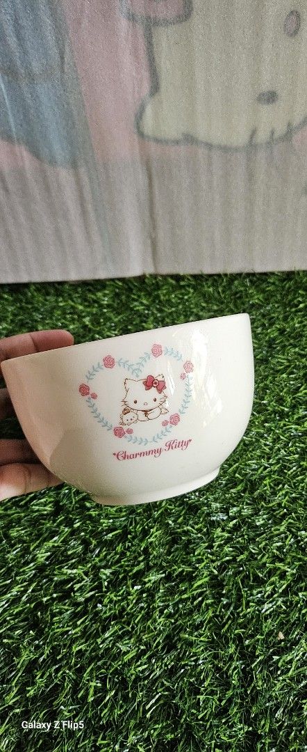 Charmy kitty ceramic bowl (Category: Dinnerware & Cutlery) located in Umingan. Submitted by liezelsona48963 (Listing ID 1384208674, Image 2). Description: sanrio charmmy kitty 5x5 inches.