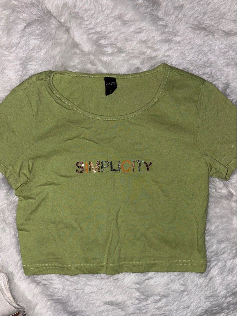 Crop top (Category: Shirts) located in Marikina City. Submitted by declutterringggg (Listing ID 1384221355, Image 2). Description: .
