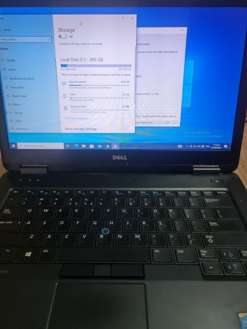 Dell Latitude E5440 (Category: Laptops & Notebooks) located in Quezon City. Submitted by ConsumerGoodies (Listing ID 1384096848, Image 1). Description: Dell Latitude E5440 intel core i5 4th gen 8gb RAM 512gb SSD pwede sa virtual assistant free mouse and laptop bag budget friendly laptop usual wear and tear ng unit 7,500 Loc: Cubao.