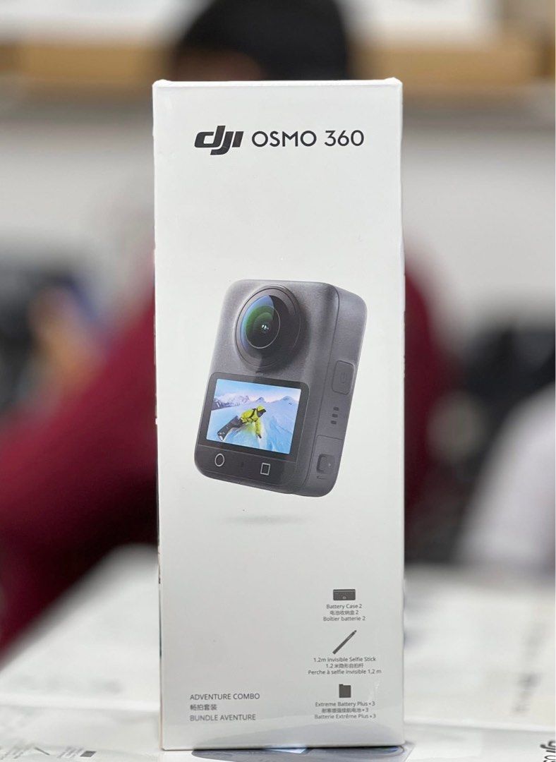 Dji Osmo 360 Adventure Combo (Category: Video Cameras) located in Pasay City. Submitted by shansey21 (Listing ID 1384061802, Image 2). Description: Now Available!! Dji Osmo 360 Adventure Combo 30,990 pesos for standard 24,490 1 year warranty Dji Ph COP / COD will do + SF Malate Manila Vitocruz Taft.