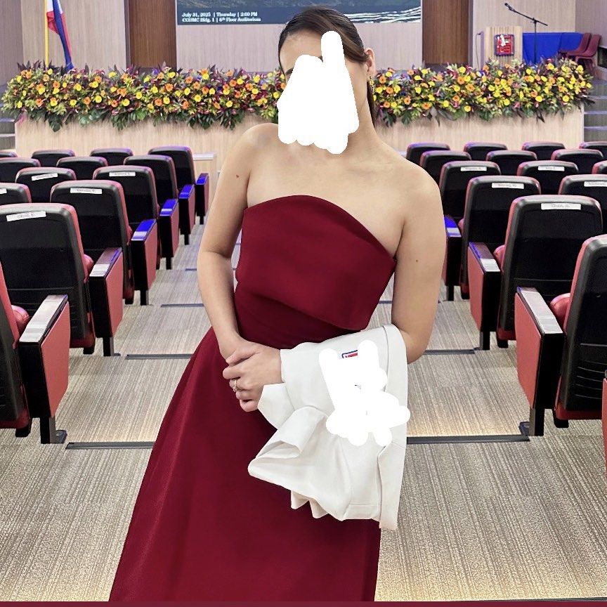 Duchess the label Red Dress (Category: Evening dresses & gowns) located in Quezon City. Submitted by mcsvr (Listing ID 1384086566, Image 3). Description: .