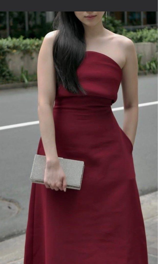 Duchess the label Red Dress (Category: Evening dresses & gowns) located in Quezon City. Submitted by mcsvr (Listing ID 1384086566, Image 2). Description: .