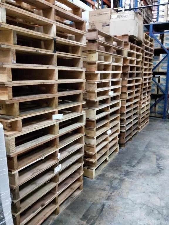 EMPTY PALLETS (Category: Home Improvement Tools & Accessories) located in Singapore. Submitted by lynlex (Listing ID 1384133564, Image 1). Description: Size 105x96x12cm - Heavy Duty Type Selling as it is Each pallet at $1 WE ARE NOT PALLET SELLER. LETTING GO EXCESS PALLETS. Collection at Joo Seng Warehouse Get your own transport. WA me at 852 299 57 for faster response.
