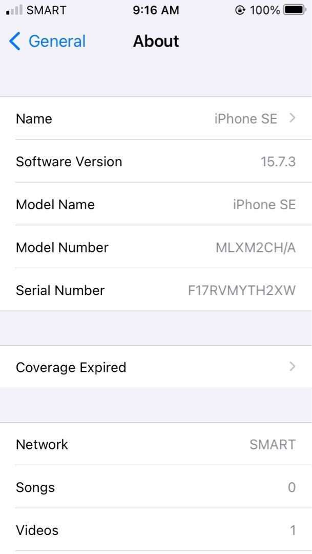 FS iPhone SE 1st gen (Category: Others) located in Manila. Submitted by michaeldel52766 (Listing ID 1384057804, Image 3). Description: For sale no issue .