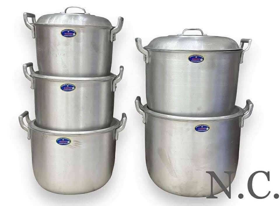 GSb kaldero Jumbo broiler (Category: Cookware & Accessories) located in Manila. Submitted by dolorchris69891 (Listing ID 1384084168, Image 2). Description: Updated pricelists‼️ KALDERO JUMBO BROILER #1 (48cm 60L) ₱3,800 each #2 (45cm 50L) ₱3,350 each #3 (42cm 40L) ₱3,050 each #4 (38cm 30L ₱2,800 each #5 (36cm 20L ) ₱2,450 each PM for bulk and take all orders..