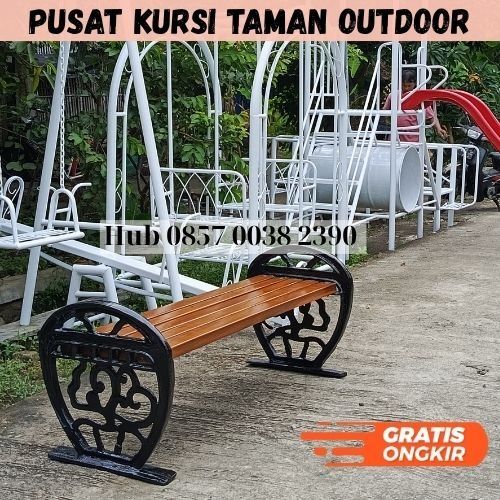 Hub 0857-0038-2390 Pusat Bangku Taman Cor Beton Furniture Besi ...