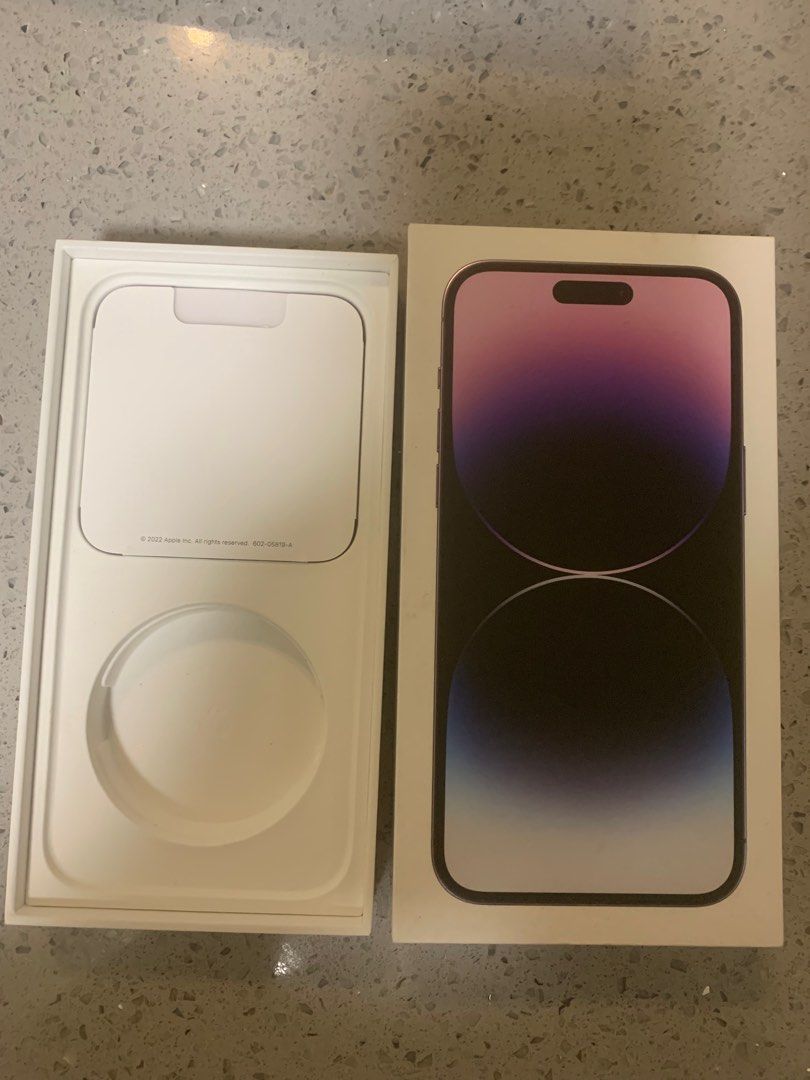 Iphone 14 pro max Box Only (Category: iPhone 14 Series) located in Bacoor. Submitted by pipsniper (Listing ID 1384217360, Image 2). Description: •Iphone 14 pro max Box Only •No phone included •With pin **FIXED PRICE ALREADY** Pickup Bacoor Cavite Shipping via Grab/Lalamove at the Buyer’s Expense No COD payment must be made via Gcash/Union Bank before shipping .